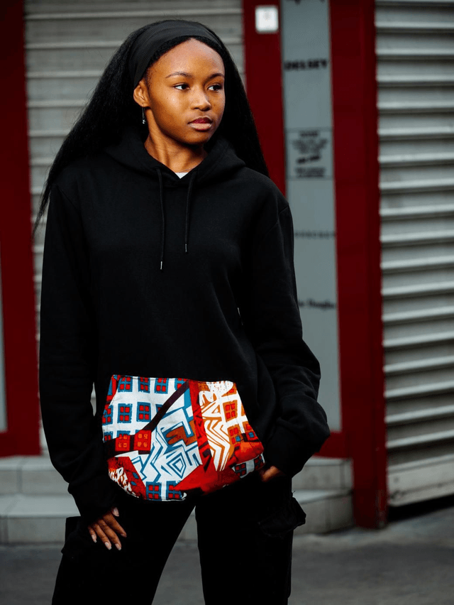 Sweat capuche noir