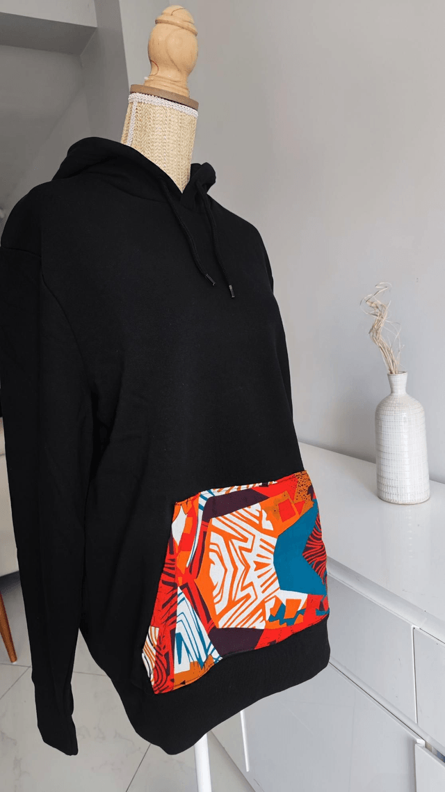 Sweat capuche noir