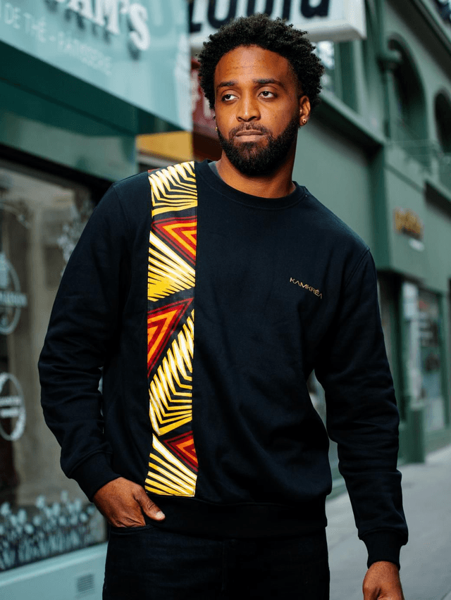 Sweat orangé jaune 