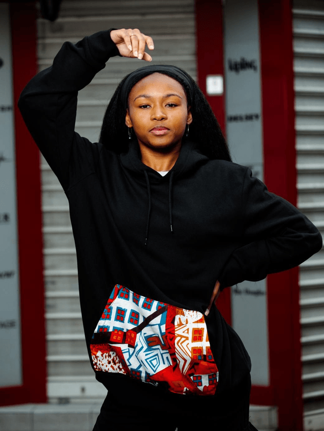 Sweat capuche noir